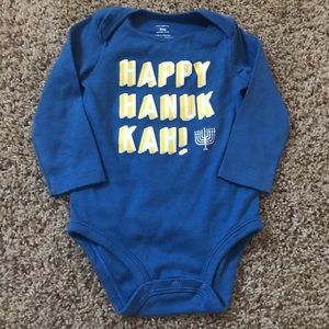 Never worn only washed Hanukkah bodysuit
